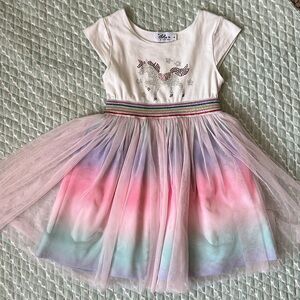 Lola + the Boys Unicorn Tutu Dress Size 6